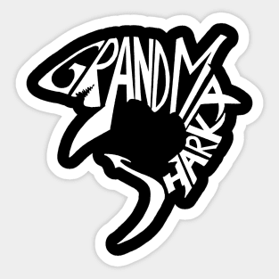 Grandma Shark Sticker